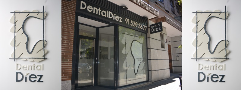 La entrada de Clínica Dental Díez